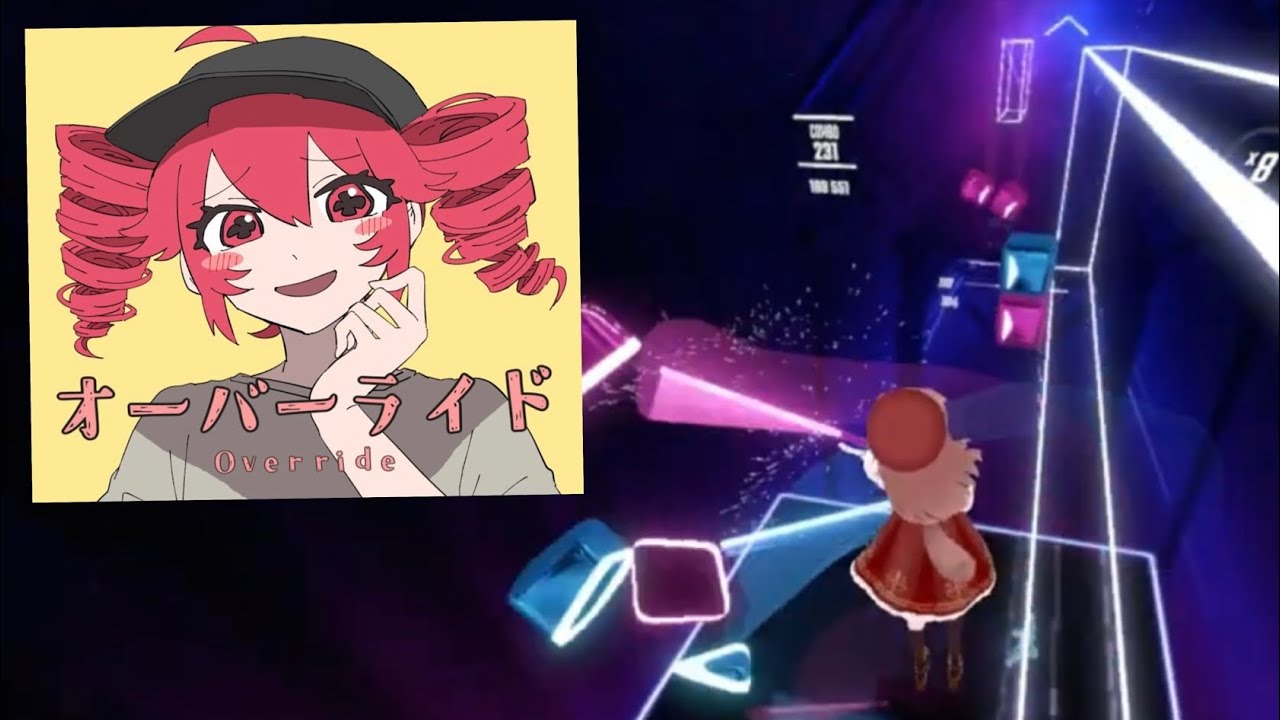 【BeatSaber】 オーバーライド / 重音テトSV[吉田夜世] フルコンボ EXPERT+ 747/747