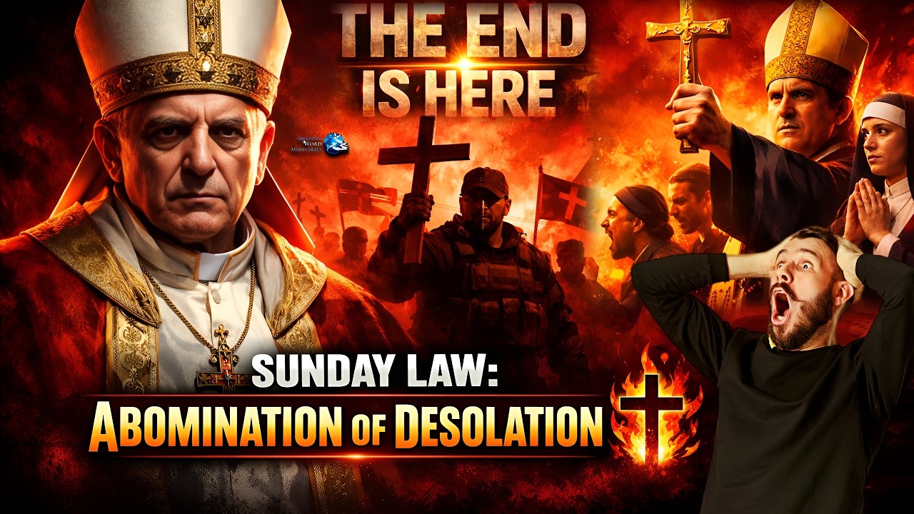 2026: Pope Sunday Law of The Abomination of Desolation is Worldwide. Adventists Close of Probation?
