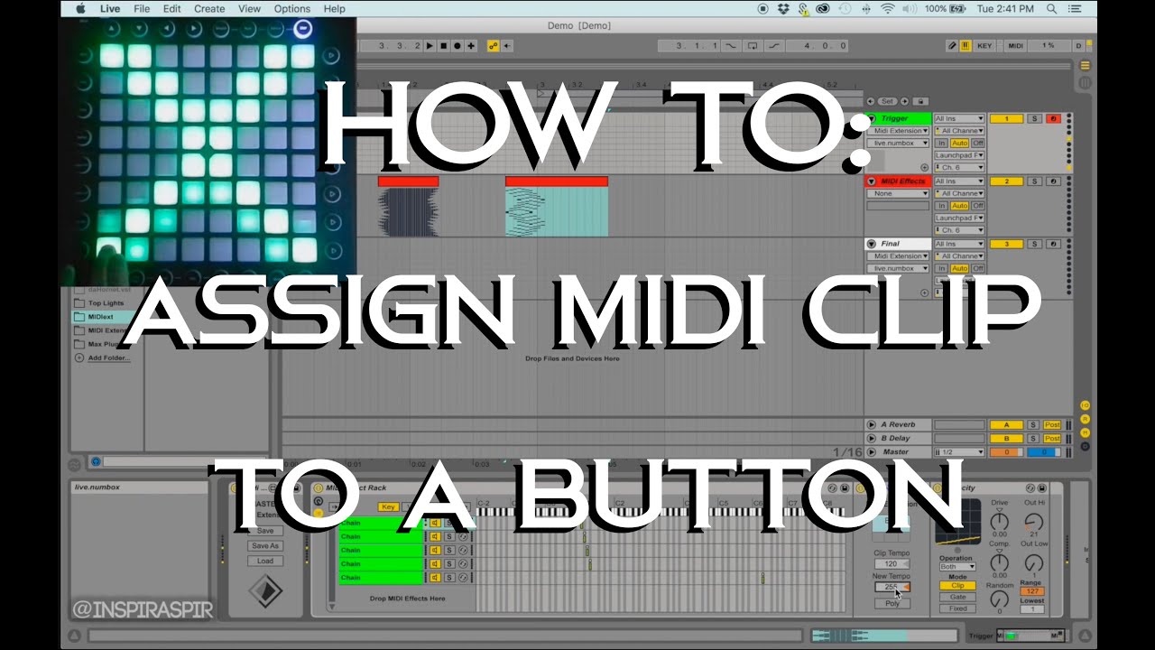 How to Assign a MIDI Light Effect to a Button (Launchpad Light Show Tutorial)