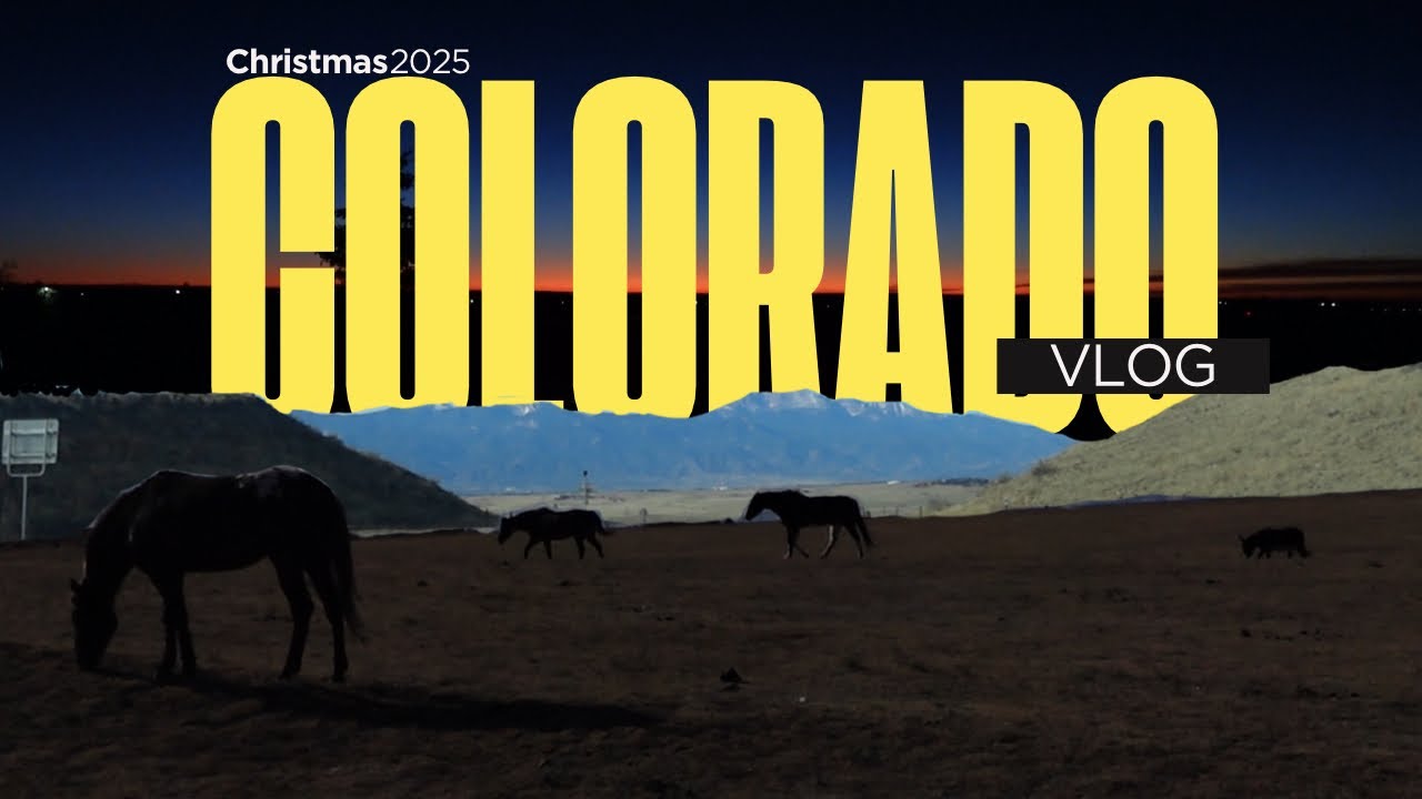 Travel Vlog: Colorado! Christmas, Dinner, Views