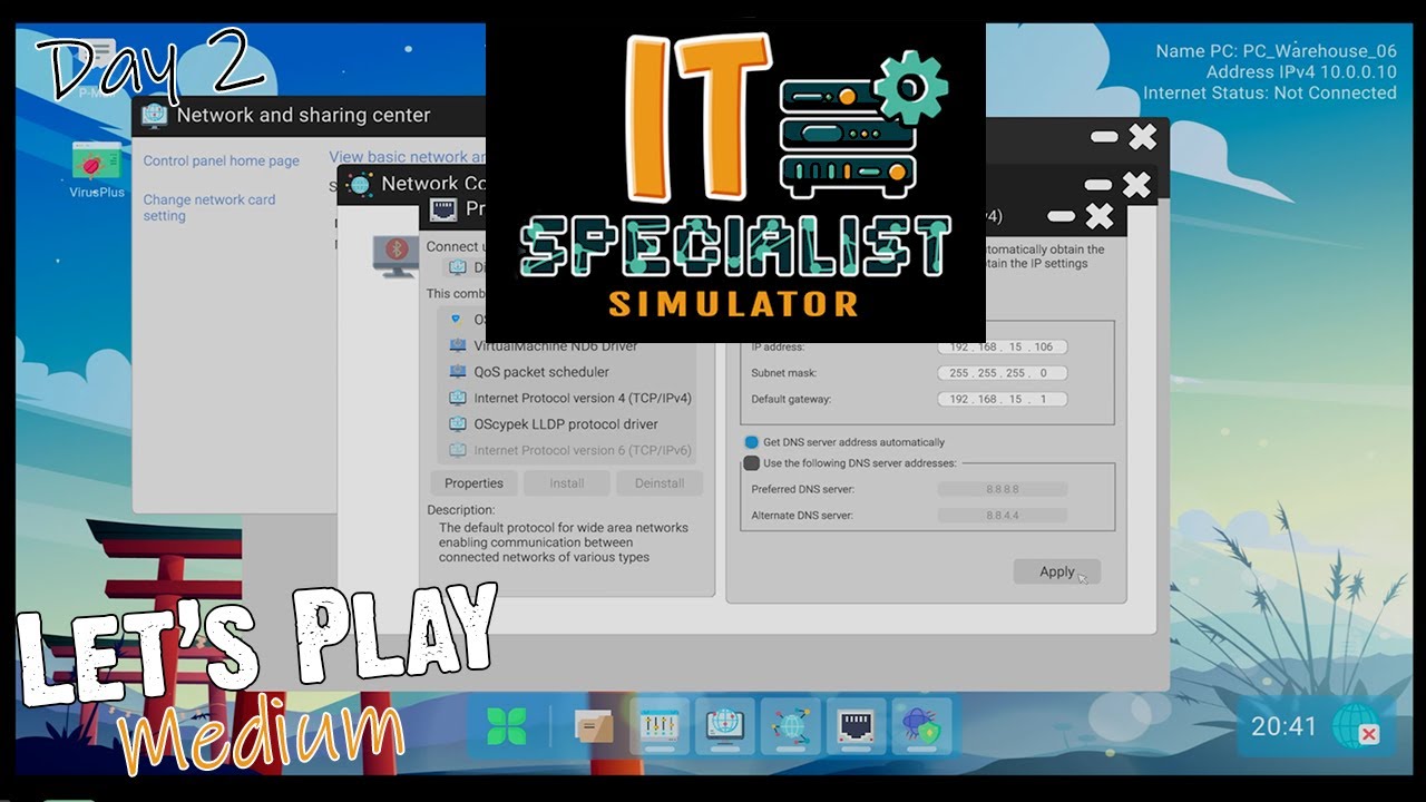 ￼ Day 2 - Medium Start w/ NO Tutorial - IT Specialist Simulator