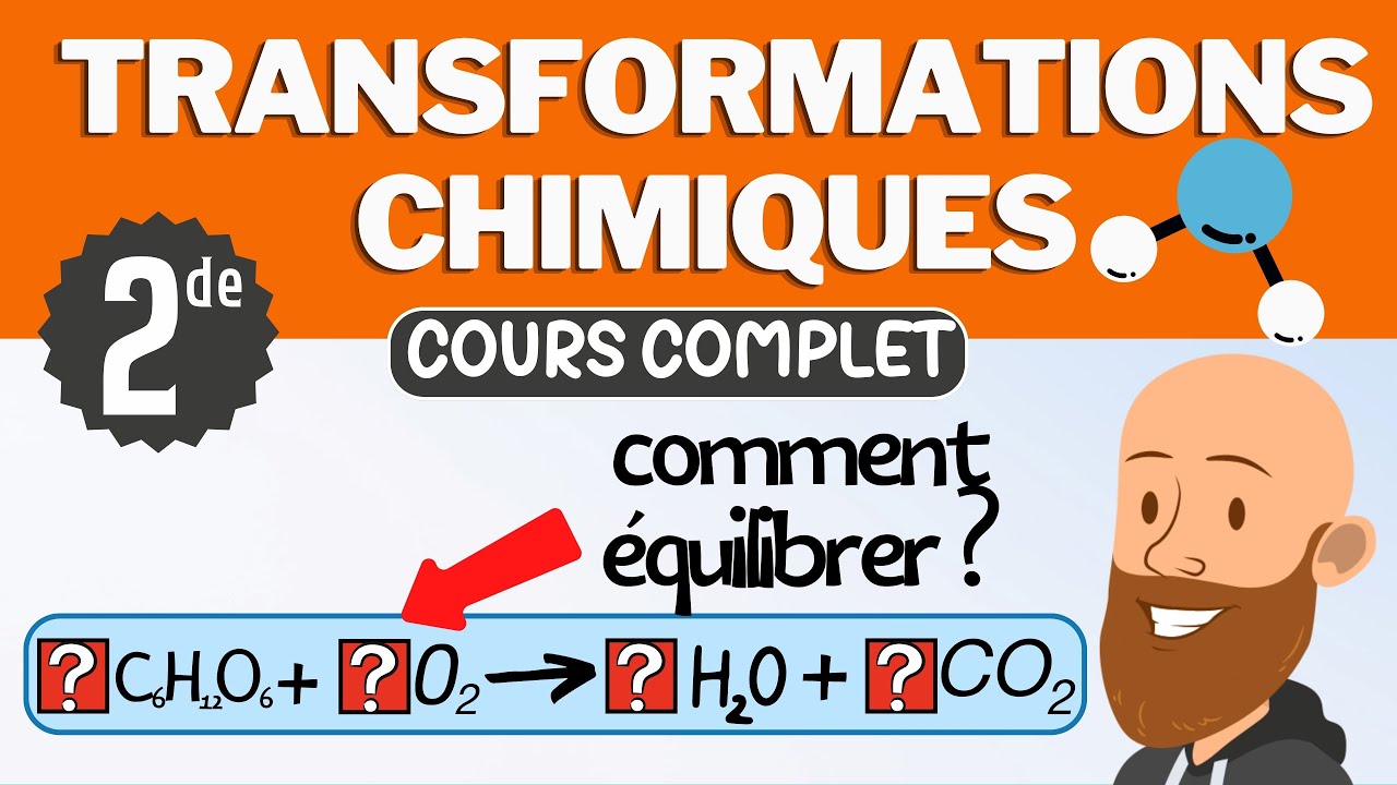 Les transformations chimiques - cours de seconde de physique chimie