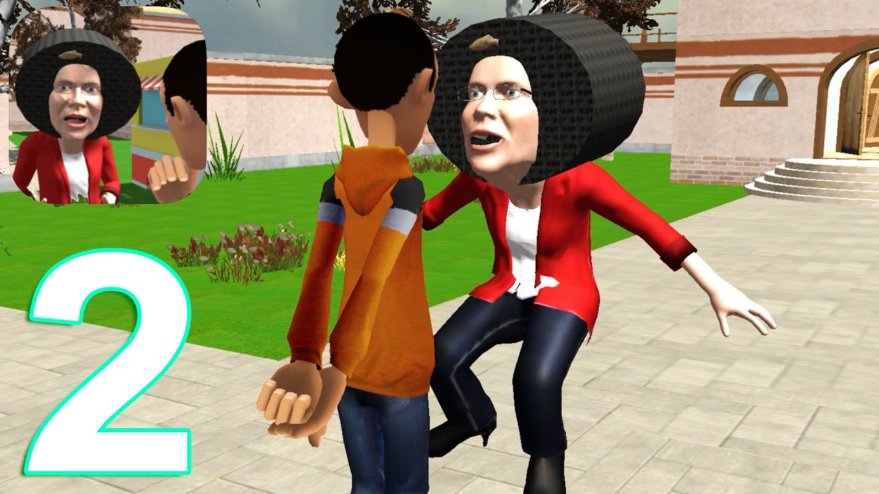 Scary Angry Teacher's Neighbor Gameplay Walkthrough Part 2 (IOS/Android)