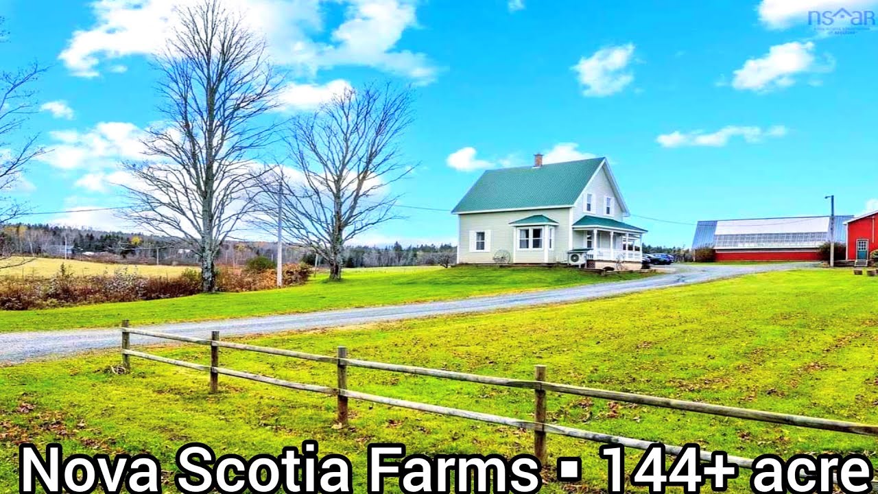 Nova Scotia Farmhouse For Sale | $527k | 144+ acre Farms | Nova Scotia Cheap Real Estate For Sale