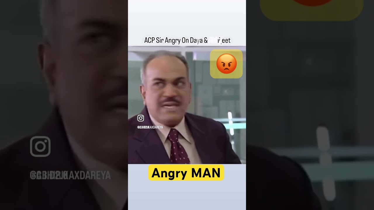 Acp pradyuman angry on Abhijeet and daya sir🥺 #cid #abhijeet #acppradyuman #cidindanger