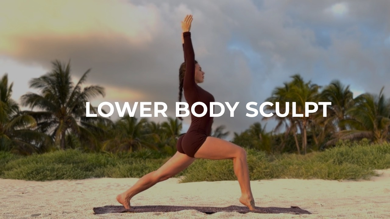 30 Min Yoga Pilates Fusion Lower Body Sculpt | Tone Legs & Glutes