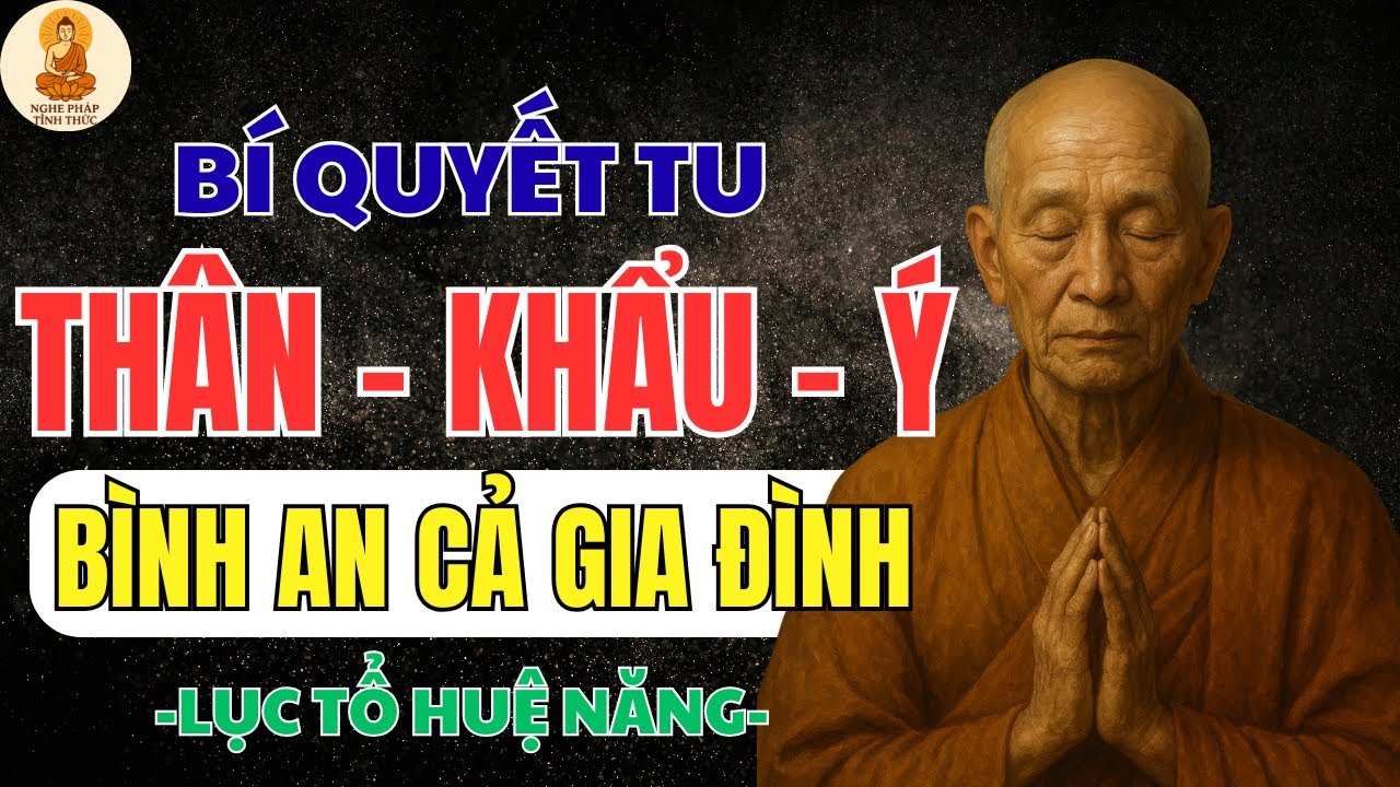 LỤC TỔ HUỆ NĂNG: TU THÂN - KHẨU - Ý: GIÚP GIA ĐÌNH AN YÊN, PHÚC SANH TRỌN ĐỜI | NGHE PHÁP TỈNH THỨC