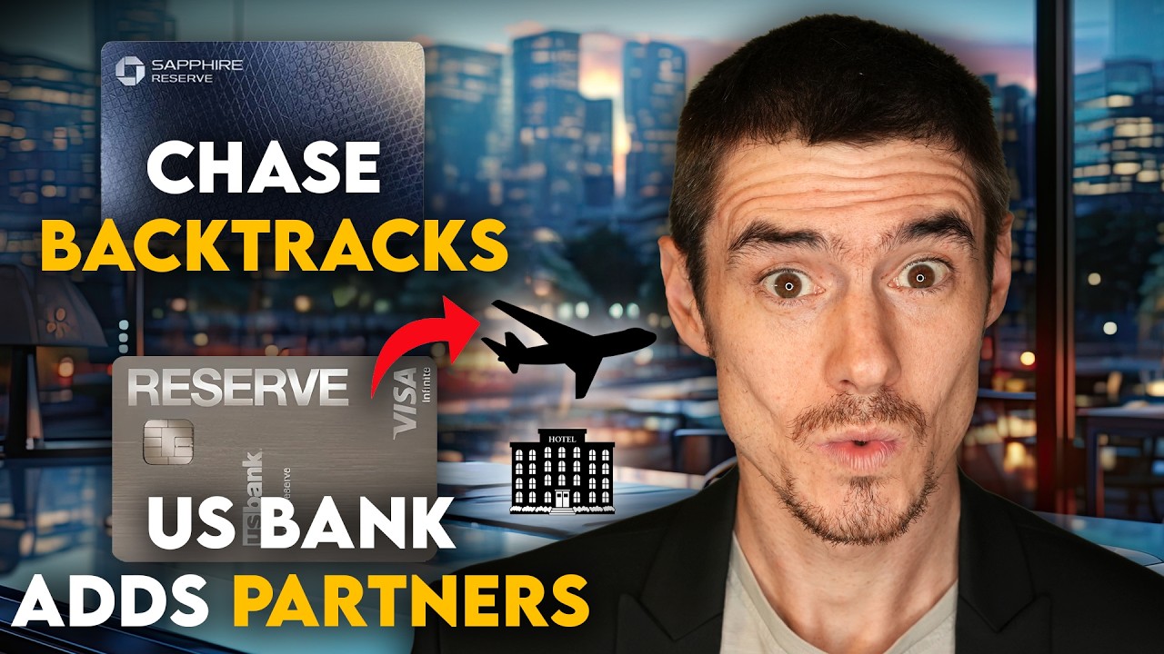 Chase BACKTRACKS Sapphire Reserve Cuts + US Bank Adds Transfer Partners