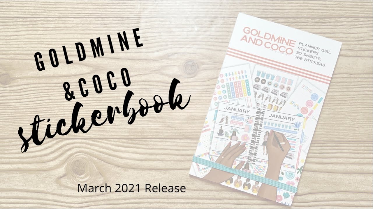 Goldmine & CoCo Sticker Books || Planner Girl Collection || Flip Through || Just Joia