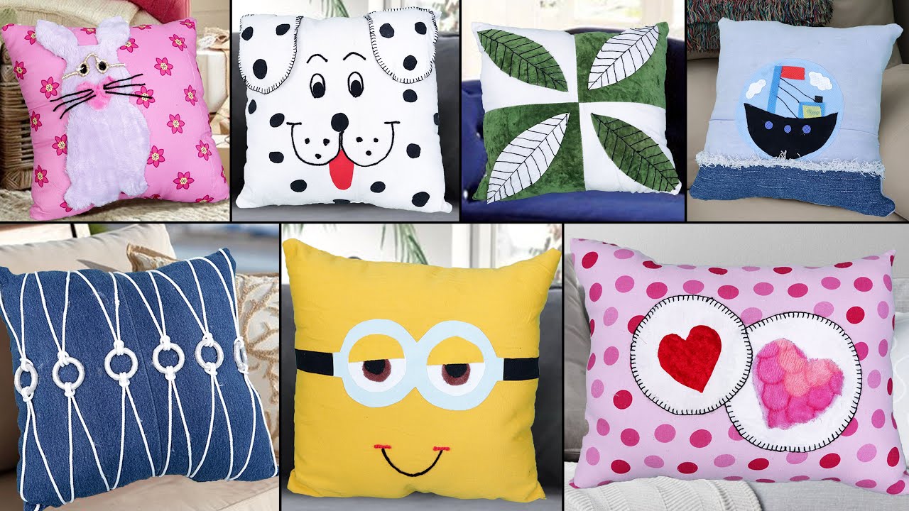 10 Jeans cushion Making !!..#RecycleReuse #DIYJeansCushon #HandmadeThings