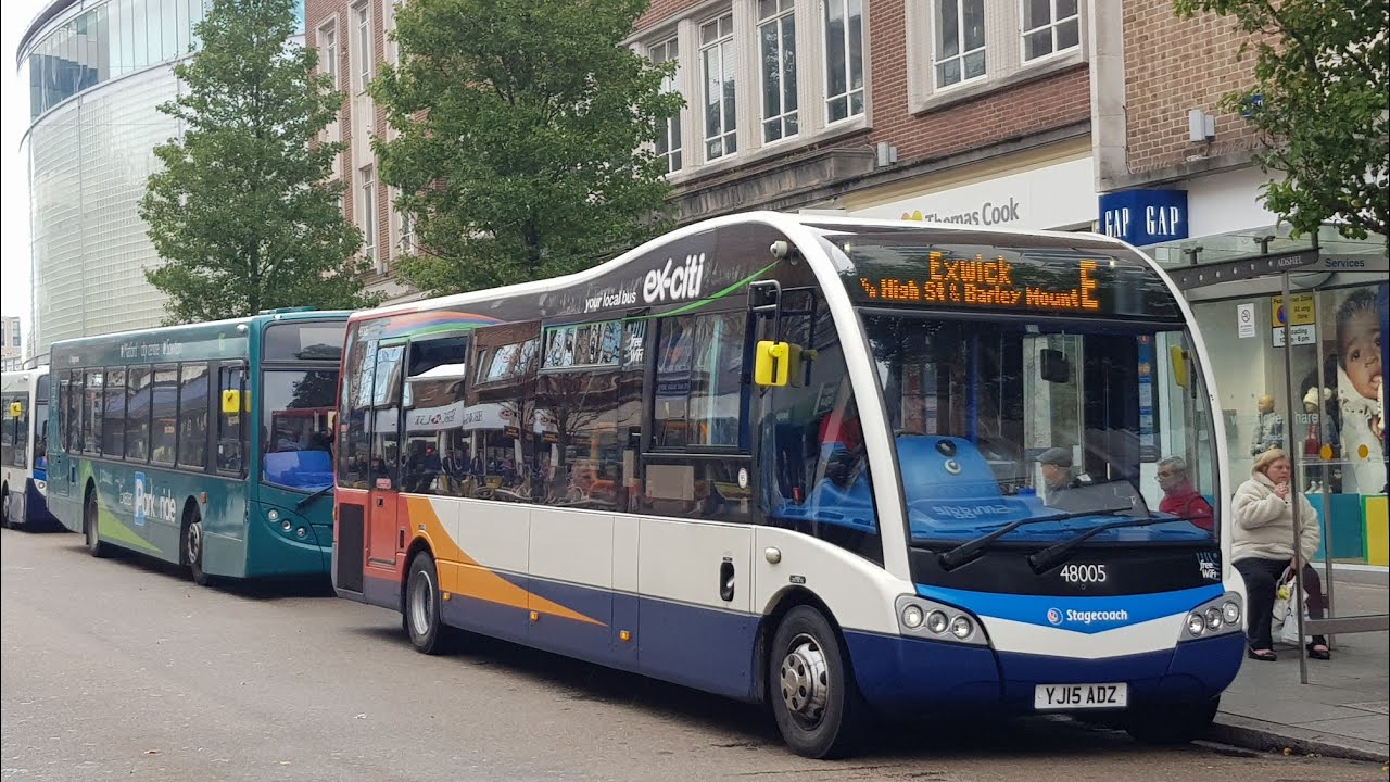 Buses In Exeter, February 2017 (HD)