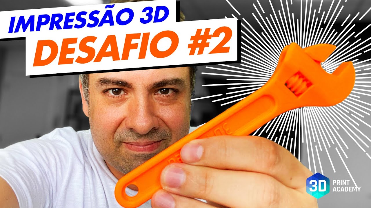 DESAFIO IMPRESSÃO 3D #2: Chave Inglesa... Valendo!