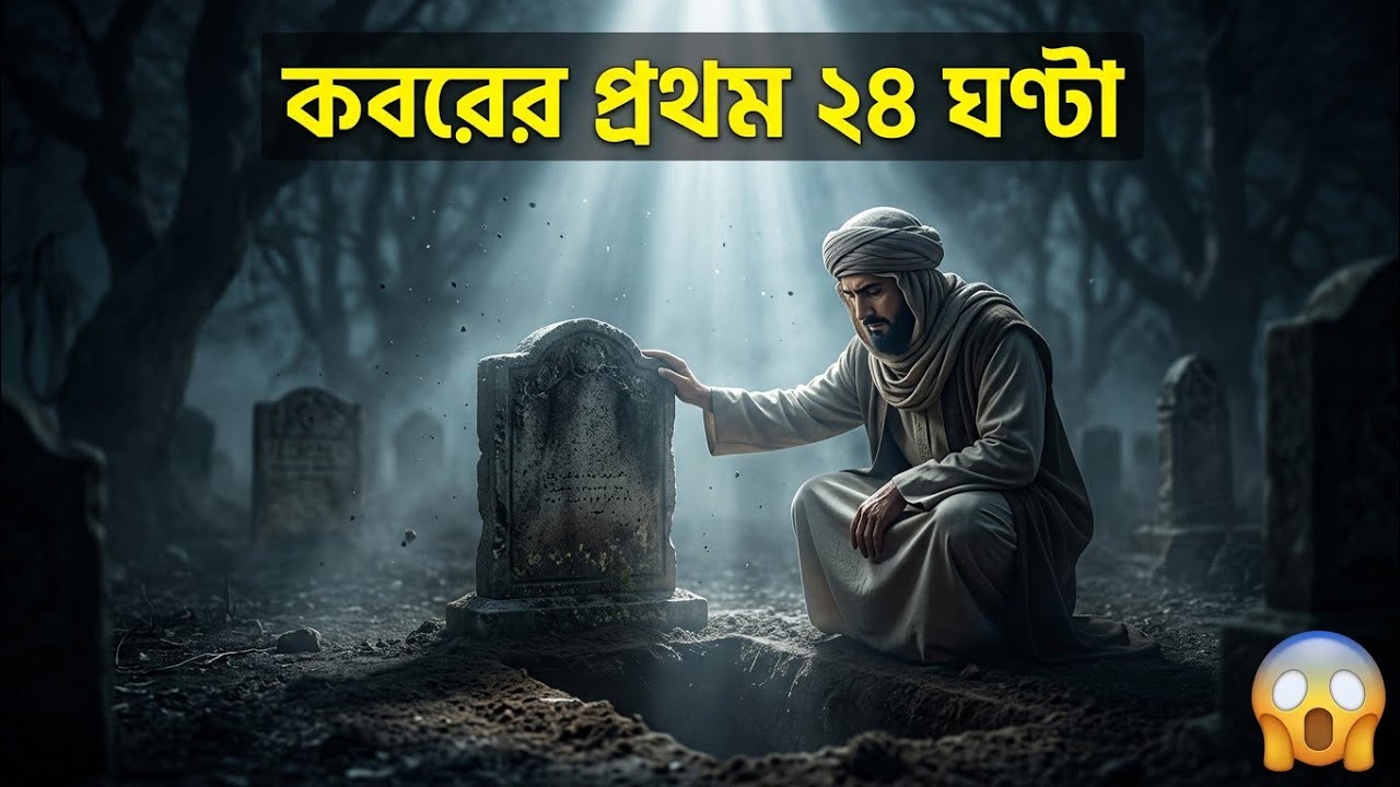 কবরের প্রথম ২৪ ঘন্টা তোমার সাথে কি ঘটবে? 😰 | কবরের আজাব | কবরের প্রথম রাত |