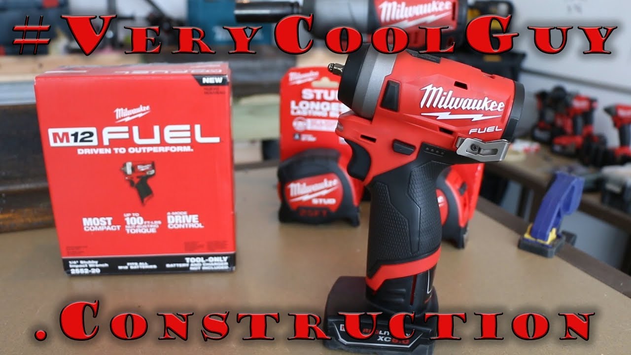 New Milwaukee M12 Fuel (2552-20) 1/4'' Stubby Impact Wrench - UNBOXING!!