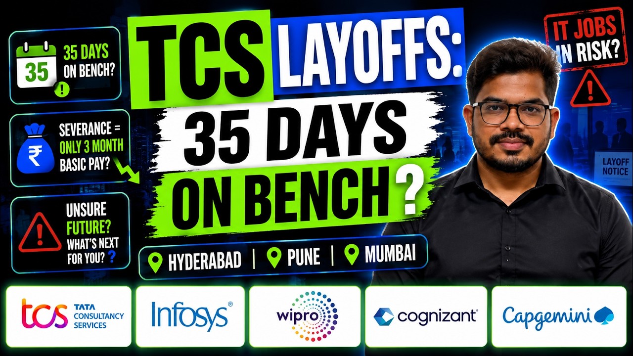 Layoffs at TCS: 35 days BENCH? Severance Package = 3 Months Basic Pay only? Hyderabad, Pune Mumbai?
