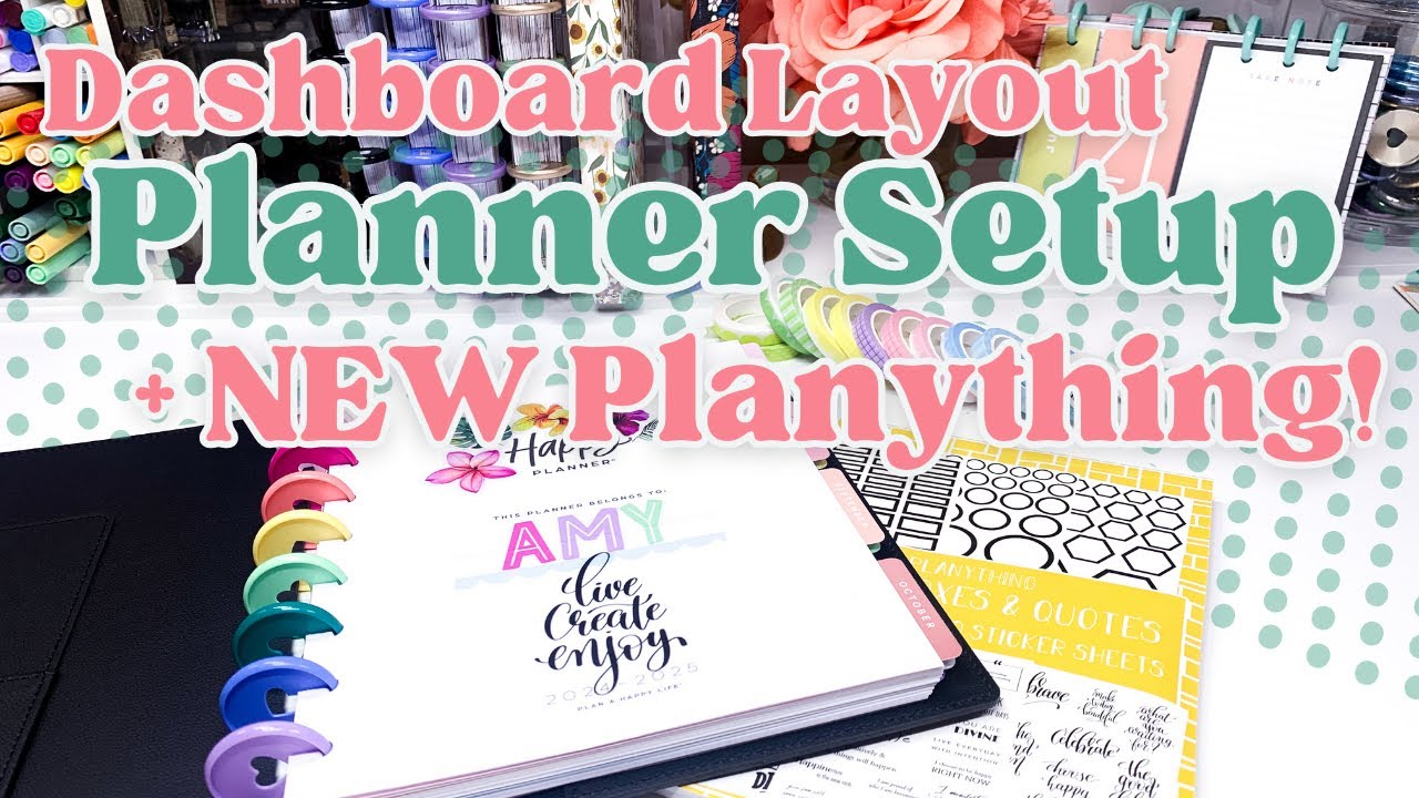 How I’ll Be Using My 2024 Dashboard Layout Planner + @Planything Unboxing