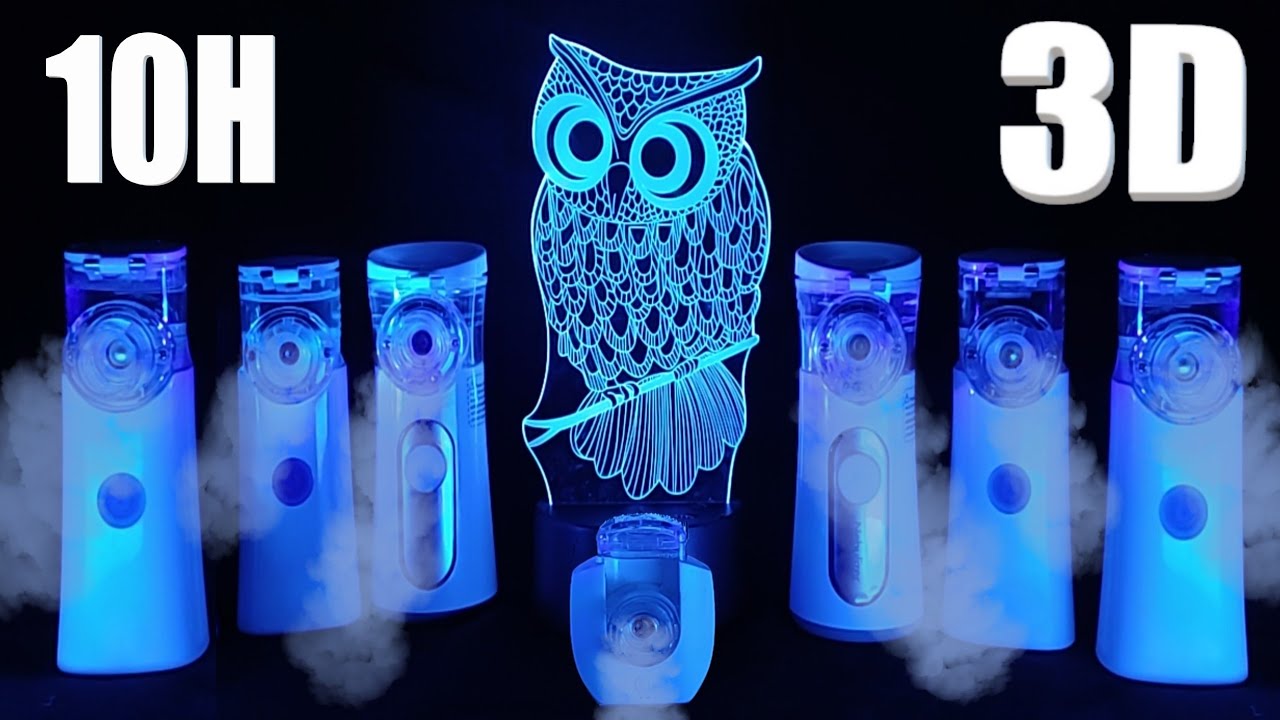 🦉 АСМР | 3D-аэрозоль с семью невероятными распылителями для расслабления и привлечения удачи ⭐
