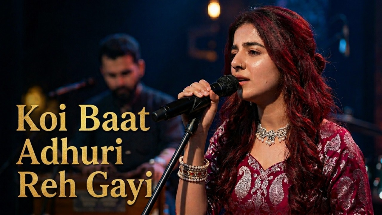 Koi Baat Adhuri Reh Gayi | Beautiful Ghazal Fusion