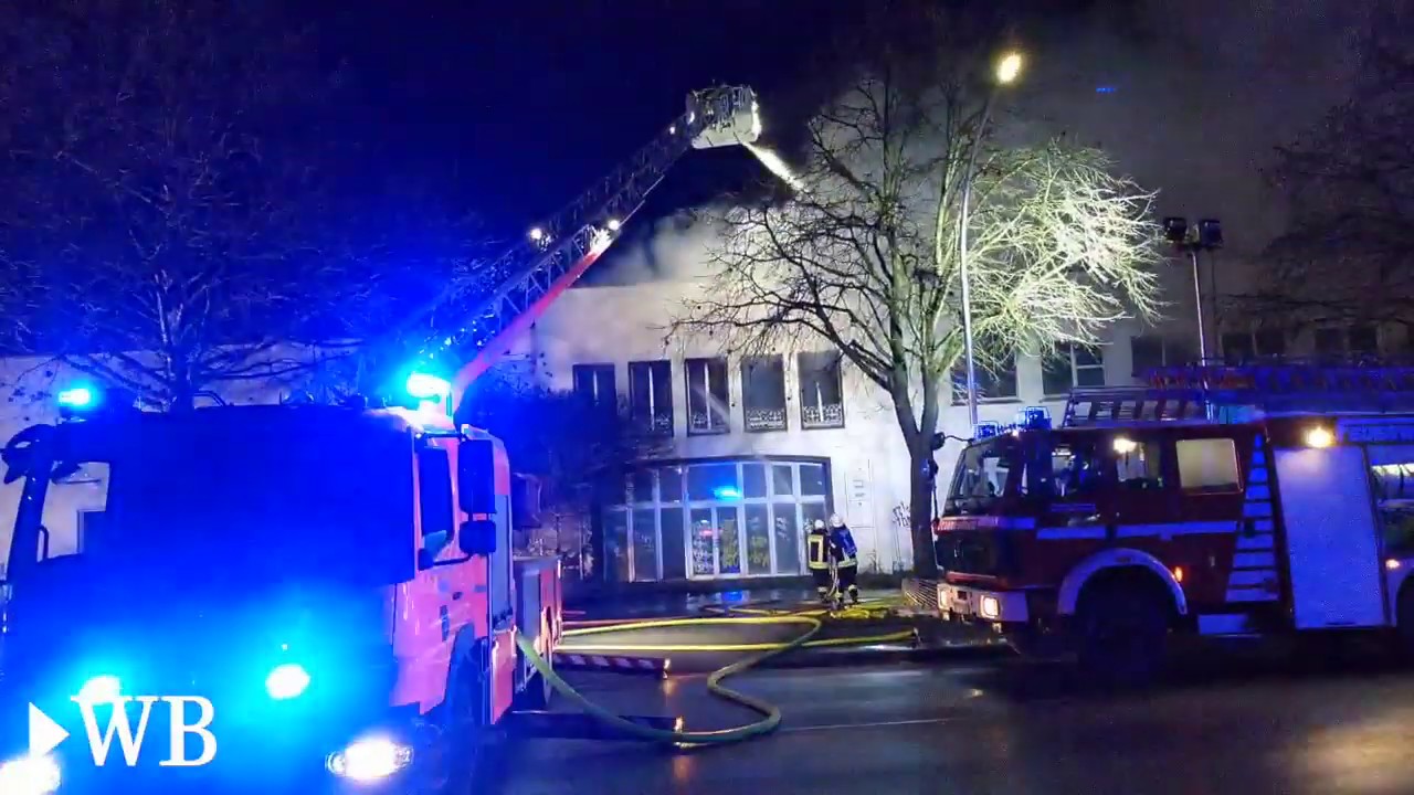Großbrand auf dem Weco-Gelände in Werther