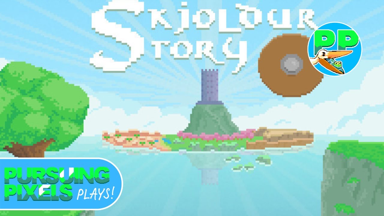 LOVELY Top Down Pixel Art Puzzle Action Adventure // Let's Play Skjoldur Story (Gameplay Only)