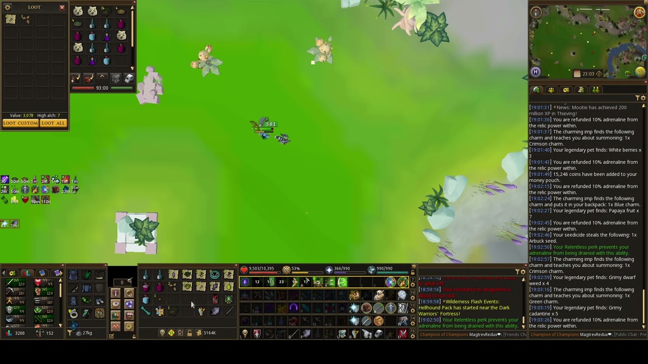 Liverworts Ranged AFK example Combat Modernisation