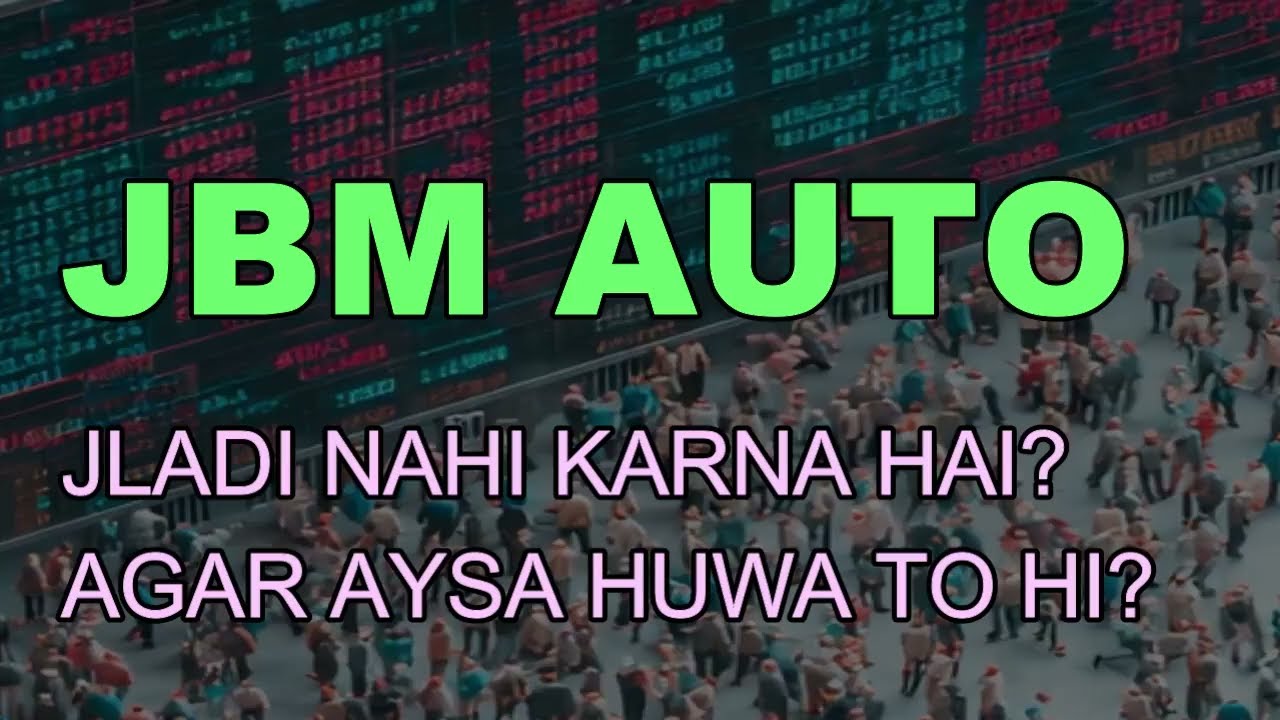 JBM AUTO SHARE LATEST NEWS - JBM AUTO NEWS - JBM AUTO TARGET - JBM AUTO TECHNICAL ANALYSIS #jbmauto