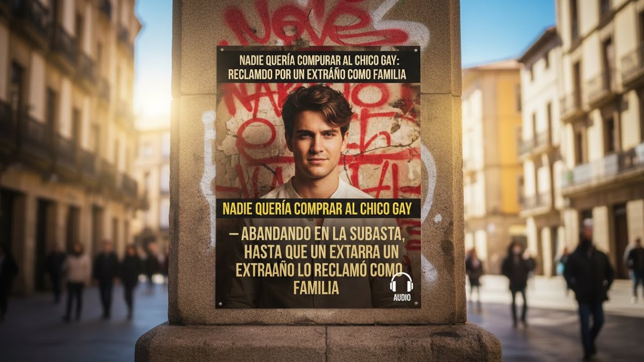 NADIE QUERÍA COMPRAR AL CHICO GAY — ABANDONADO EN LA SUBASTA, HASTA QUE UN EXTRAÑO LO RECLAMÓ COMO
