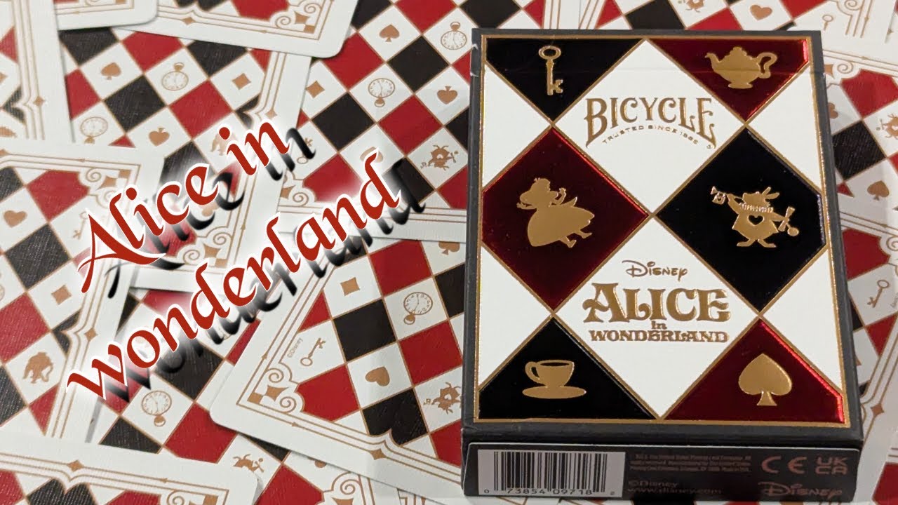 Daily deck review day 472 - Bicycle Alice in Wonderland playing cards