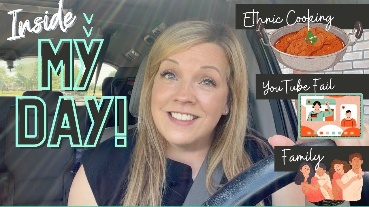 Inside my day: ethnic cooking, major embarrassment, special announcement, kids + more!