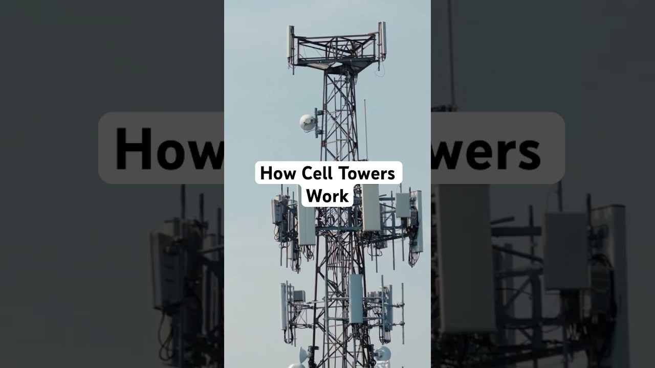 How Cell Towers Work!       #facts #technology #communication #tech #cellphone #wireless