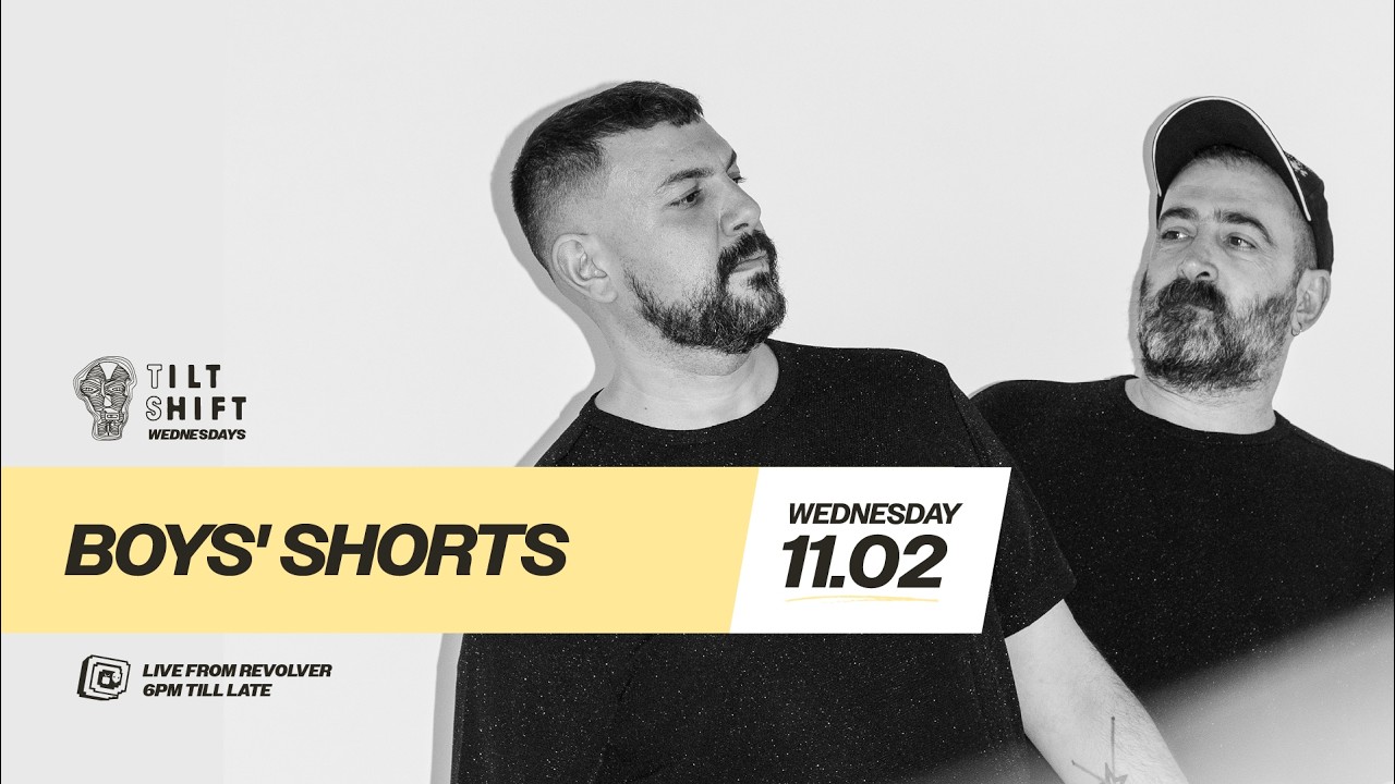 Boys' Shorts | Indie, Acid Disco, Synthwave | Tilt Shift ⁩@Rev's 12th Feb 2026
