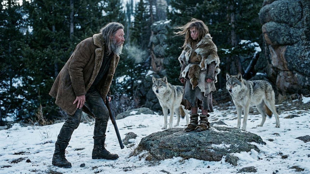 El hombre de la montaña se escondió del mundo… hasta que encontró a una NIÑA criada por LOBOS