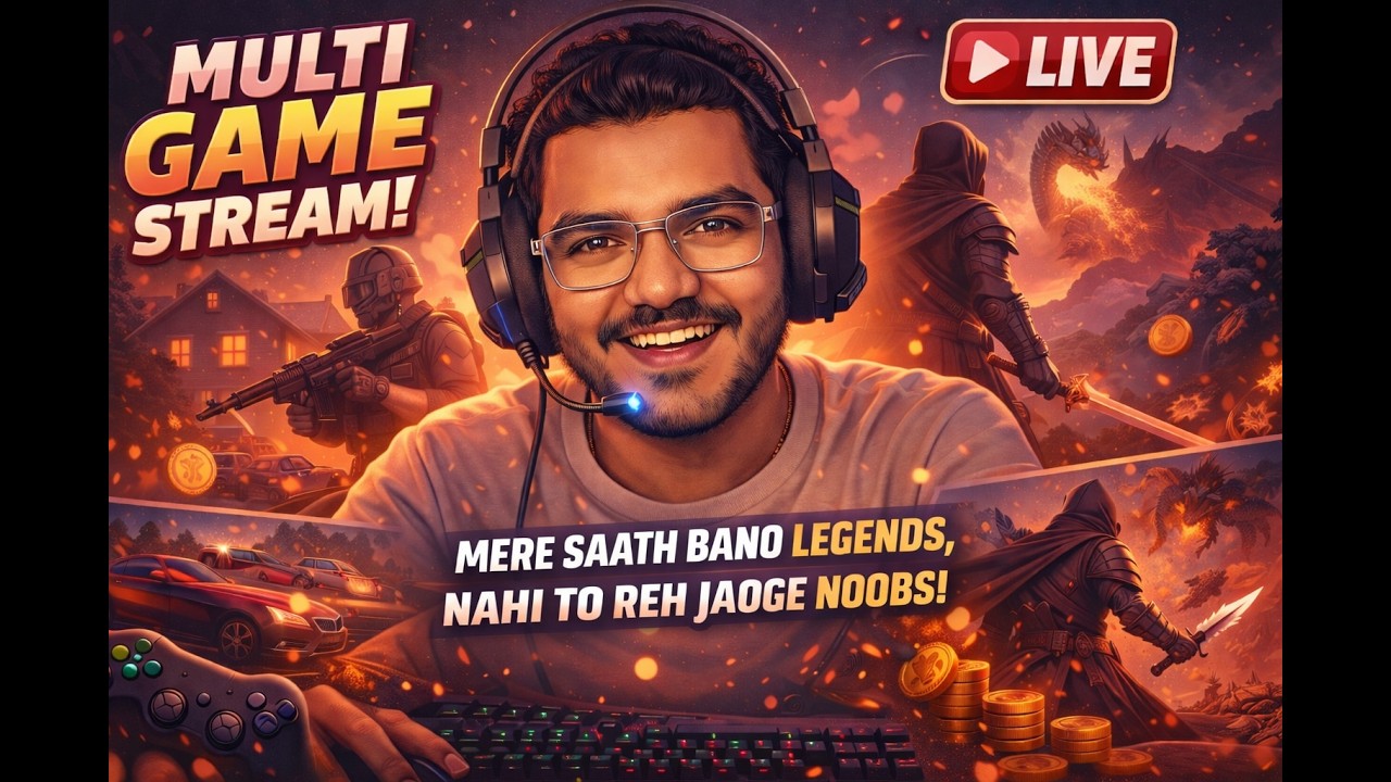Bas Aaj Gaming Hi Gaming 😎 | Live