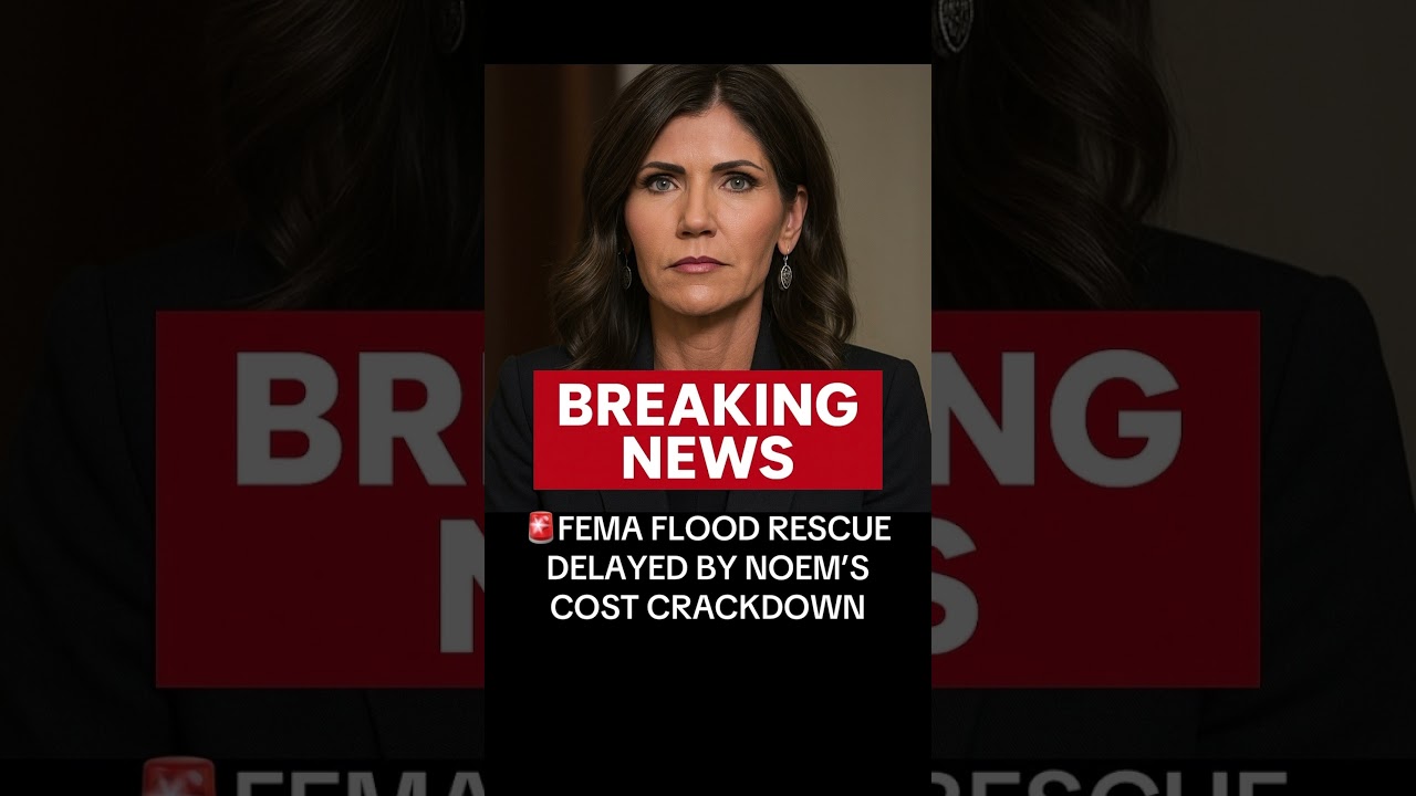🚨FEMA FLOOD RESCUE DELAYED BY NOEM&rsquo;S COST CRACKDOWN