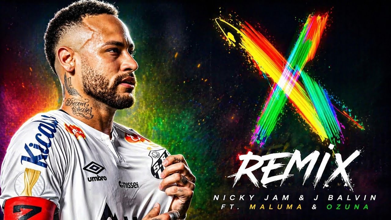Neymar jr - X (EQUIS) Remix • Ft. Nicky Jam | Skills & Goals 2025