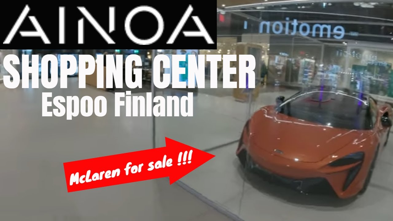 Ainoa Shopping Center Mall 🇫🇮 Espoo Finland