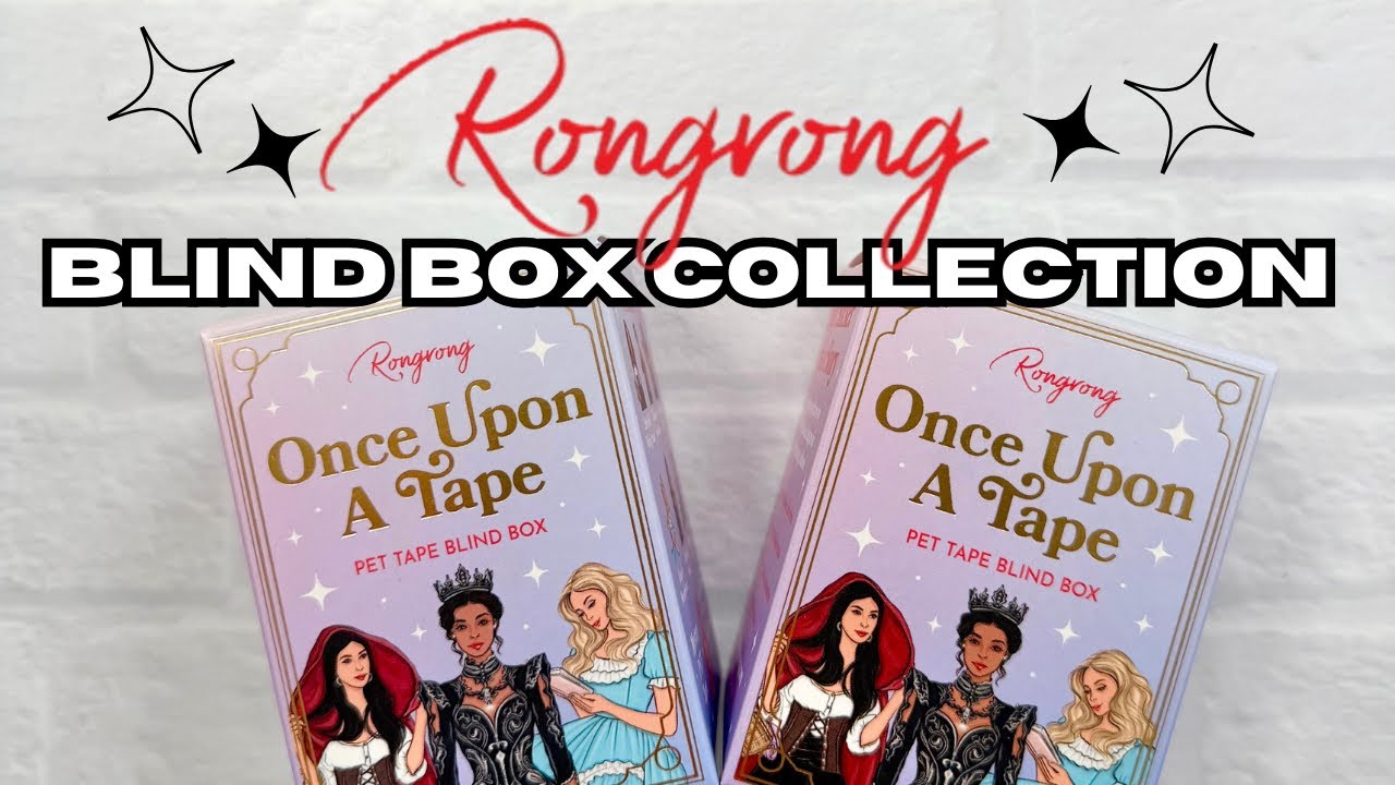 🎉RONGRONG'S ONCE UPON A STORY: BLIND BOX PET TAPE COLLECTION and JOURNAL WITH ME🎉