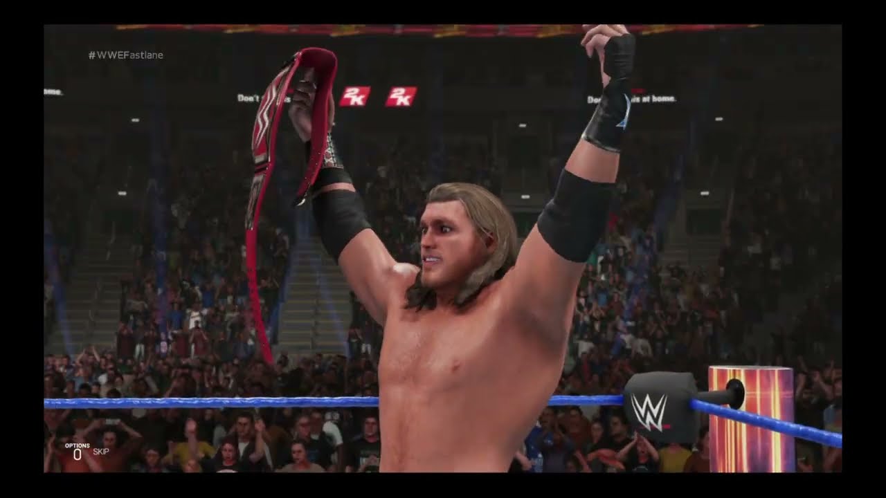 Edge vs El Mago (Universal Title - Fastlane) | WWE 2K19