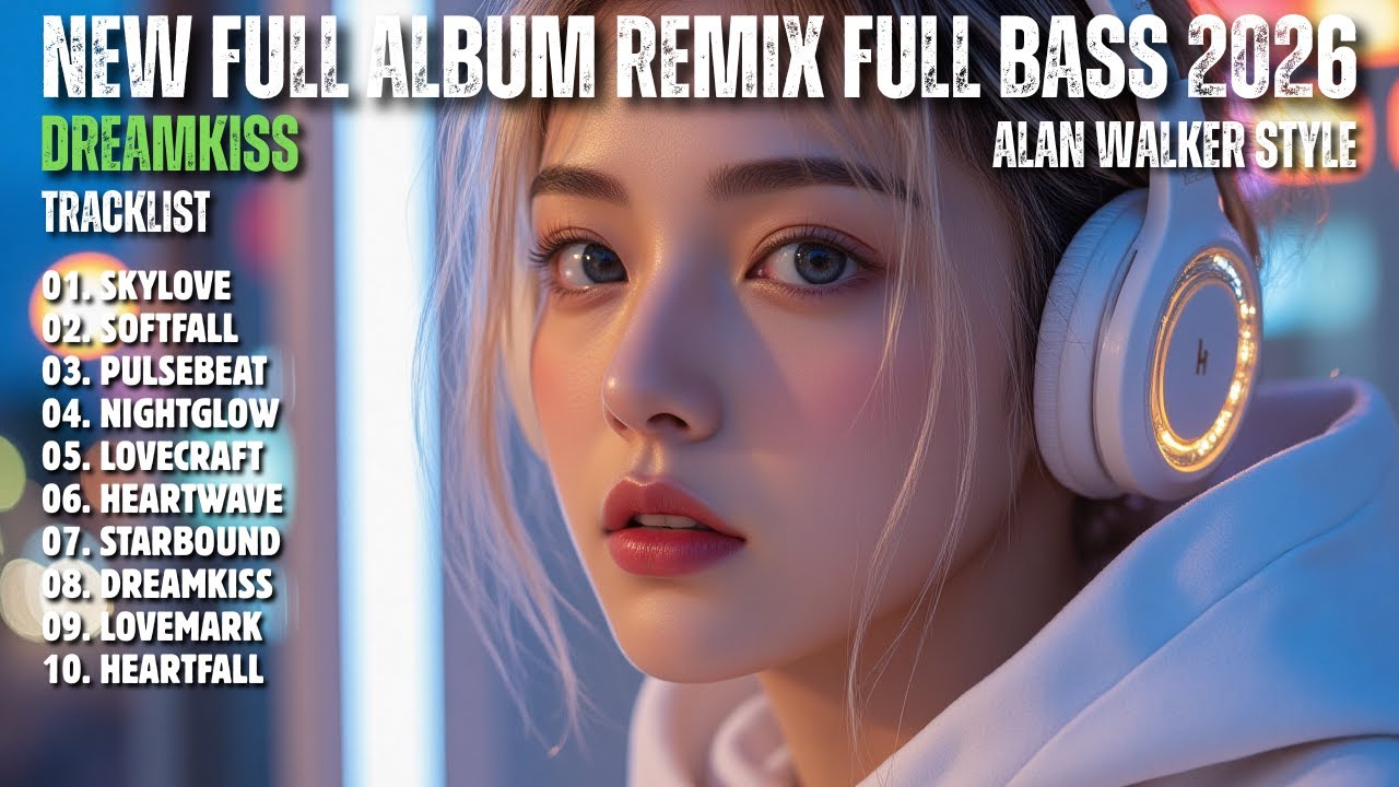 ALAN WALKER STYLE X SAHARA || DREAMKISS || NEW FULL ALBUM REMIX FULL BASS 2026