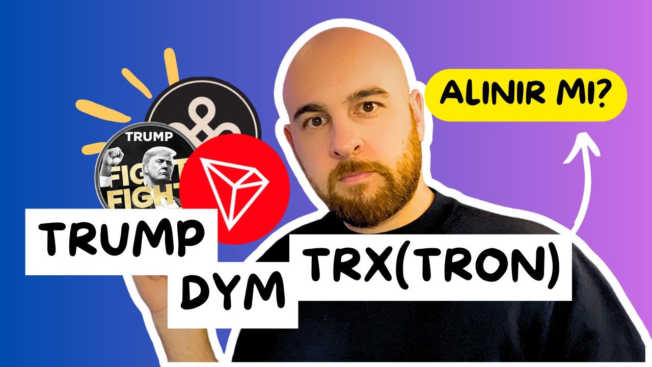 TRUMP Coin, DYM Coin ve TRX (Tron) Coin Analiz 📊 Geleceği Ne Olur? Son Dakika Analiz? 🚀