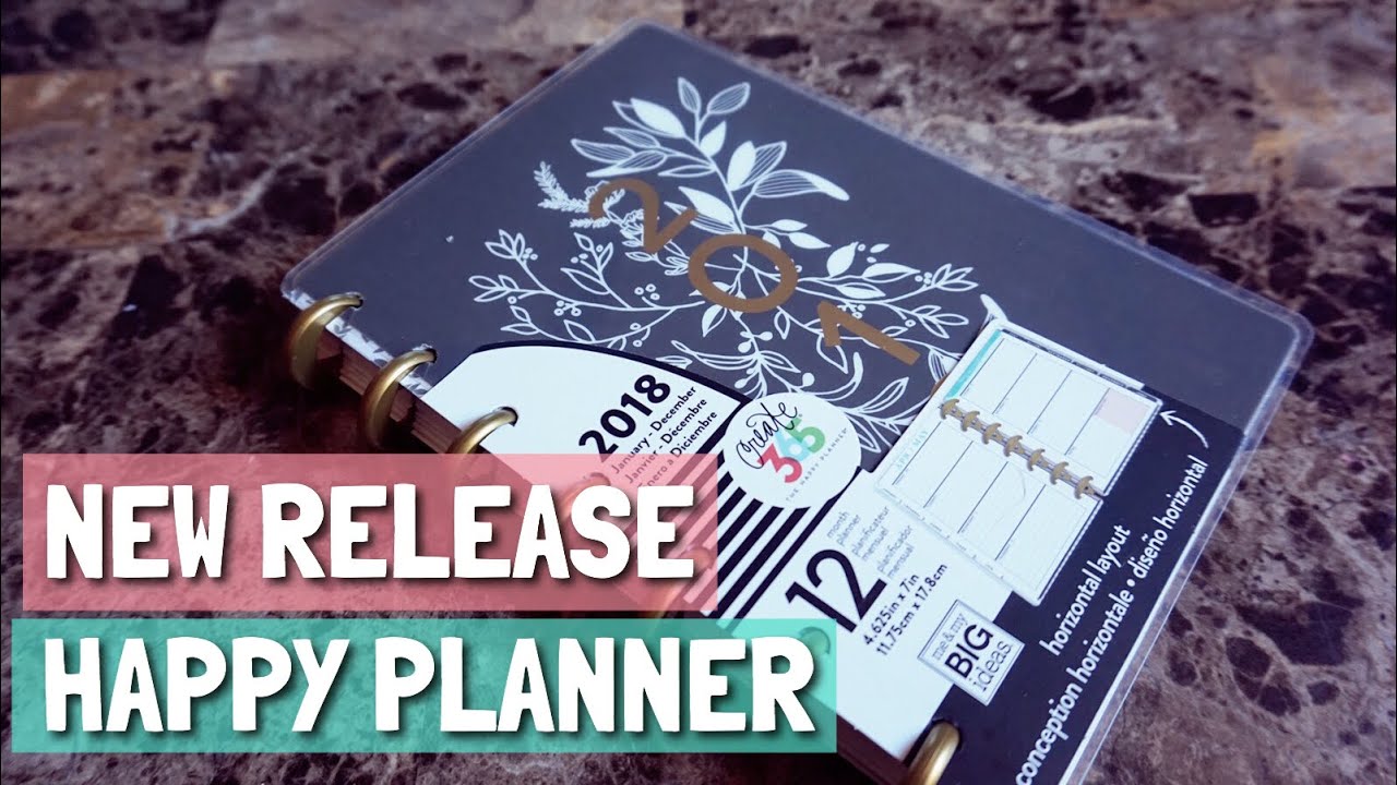 NEW RELEASE MINI HAPPY PLANNER | DELICATE GARDEN HAPPY PLANNER FLIP THROUGH | VLOGMAS DAY 2