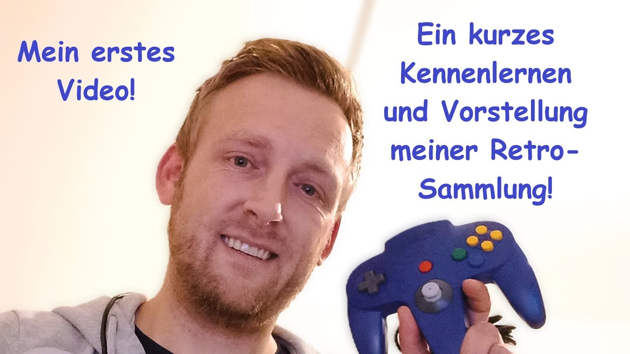 Mein erstes Video! Ein kurzes Kennenlernen und Vorstellung meine Sammlung an Videospielen.