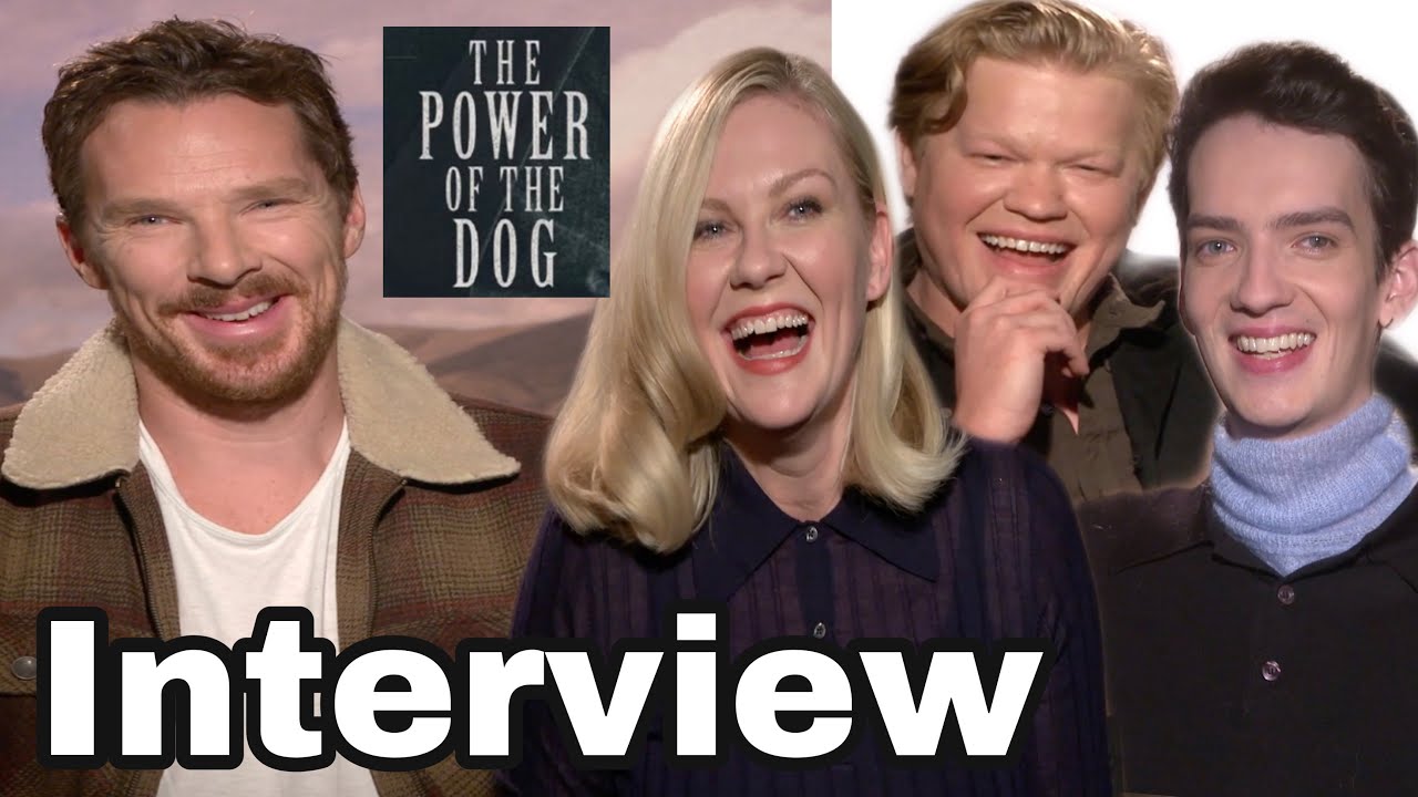 The Power of the Dog Cast Interviews : Benedict Cumberbatch, Kirsten Dunst, Plemons, Smit-McPhee