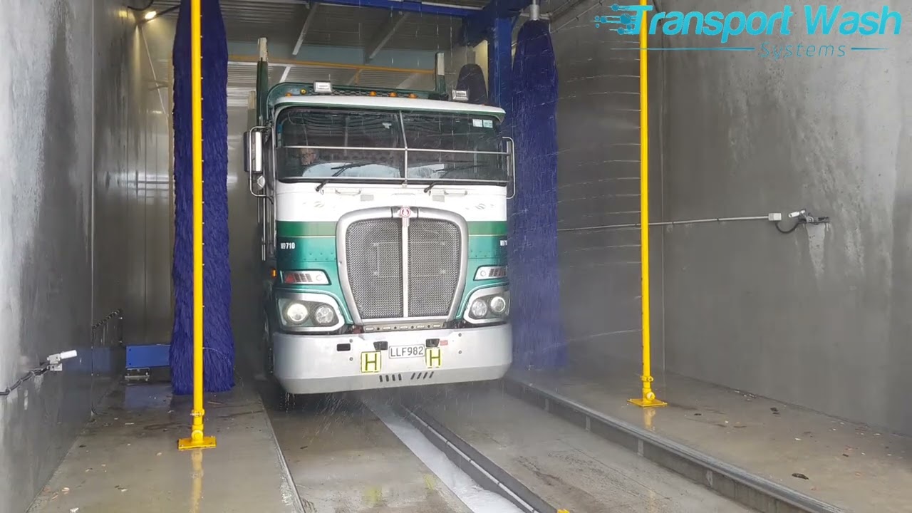 Big Automated Truck Wash System
