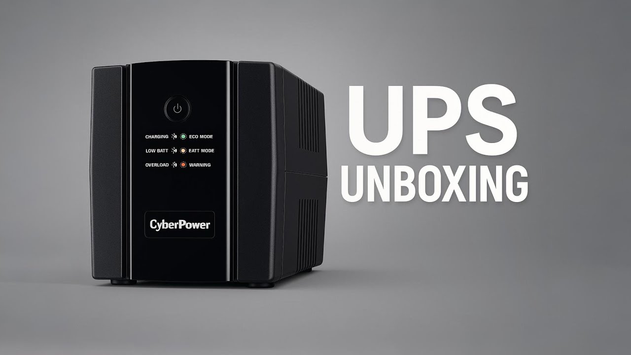 CyberPower UT1500E UPS Unboxing | 1500VA / 900W Line Interactive Review