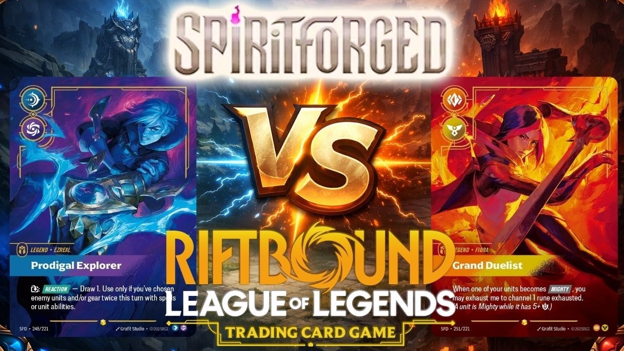 EZREAL Prodigal Explorer  VS  FIORA Grand Duelist| RIFTBOUND: TCG | SPIRITFORGED | WEEKLY GAMES BO3
