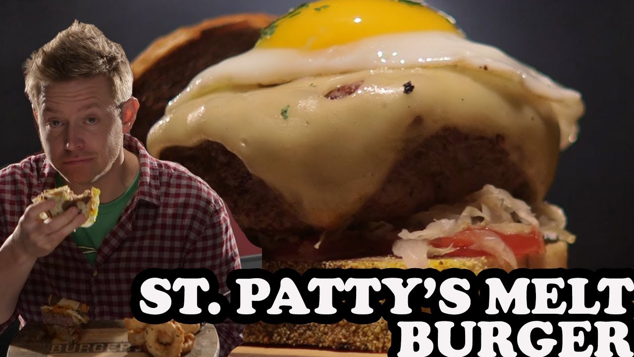 Bottoms-Up St. Patrick's Day Patty Melt - Burger Lab
