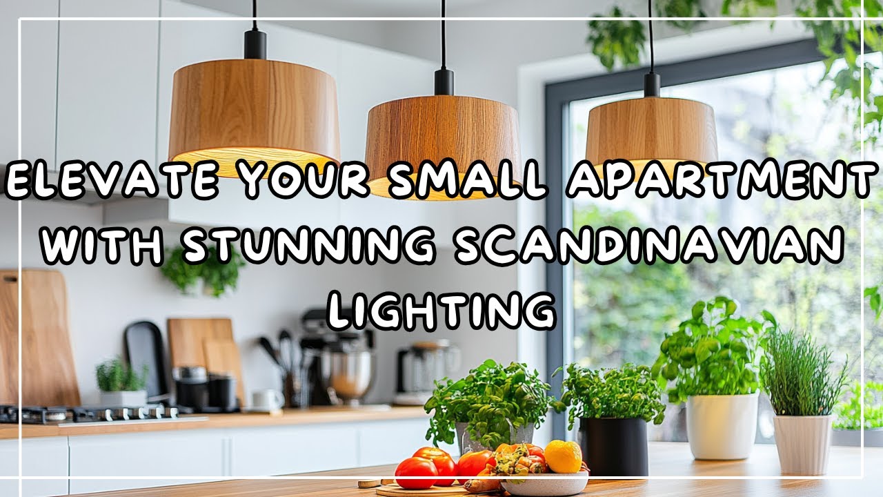 Elevate Your Small Apartment with Stunning Scandinavian Lighting