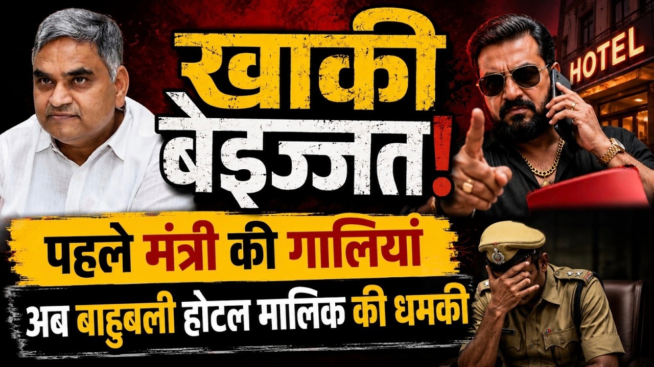 खाकी बेइज्जत! पहले मंत्री की गालियां, अब बाहुबली होटल मालिक की धमकी