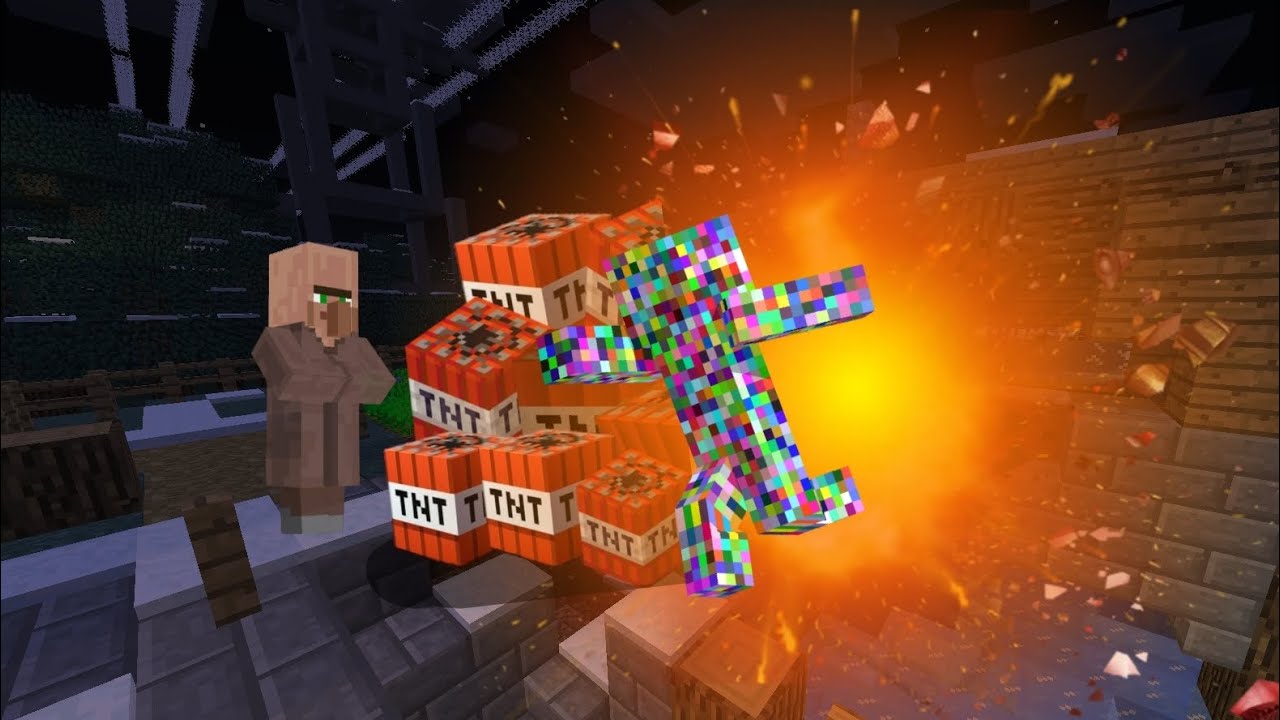 ЭТОТ ЖИТЕЛЬ СОШЁЛ С УМА /Minecraft Pix